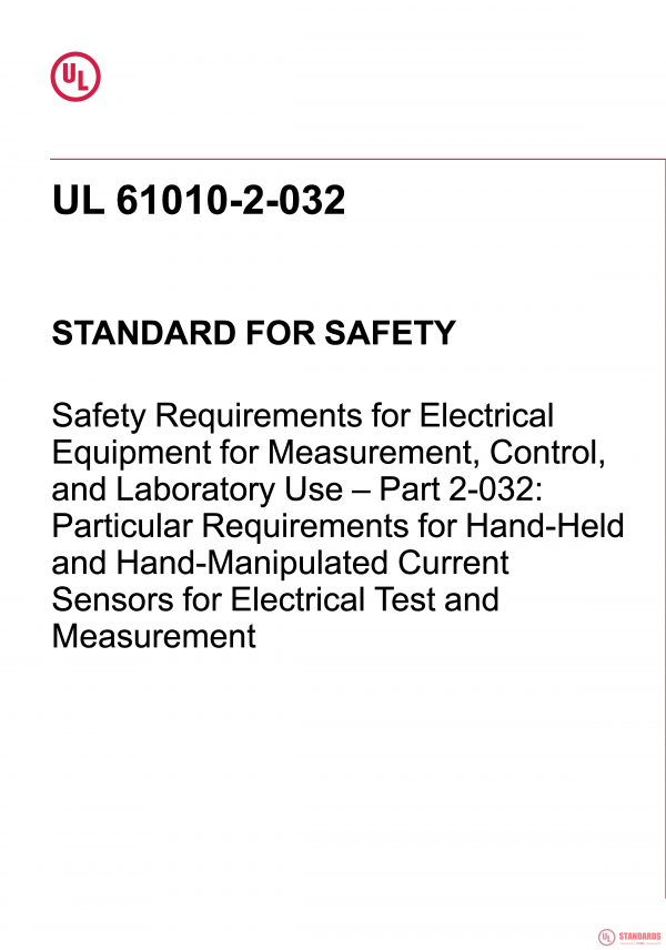 UL 61010-2-032 PDF UL 61010-2-032 PDF